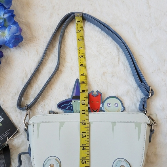 Loungefly The Nightmare Before Christmas Lock, Shock, & Barrel Crossbody Bag - Picture 6 of 12